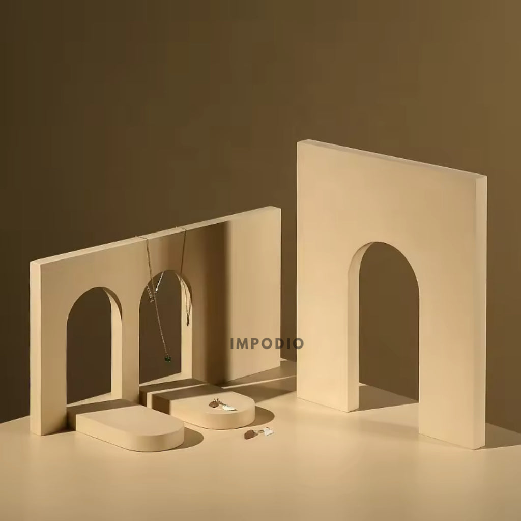 IMPODIO Geometry Display produk - Props Properti Foto - wall window panel - jendela background photo