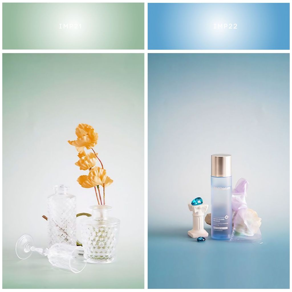 IMPODIO Paper Background Gradient ukuran 50x100cm - alas foto gulung