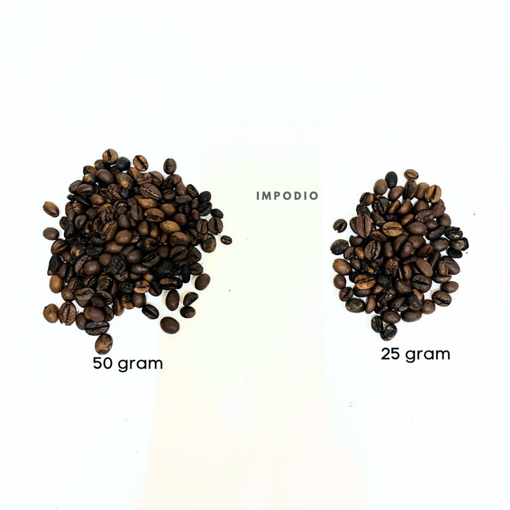 IMPODIO Biji Kopi asli 50 Gram untuk props foto