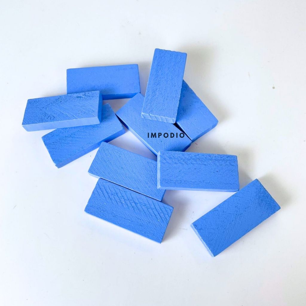 Balok kayu mini warna warni ukuran 44mm x 19mm - props decoration