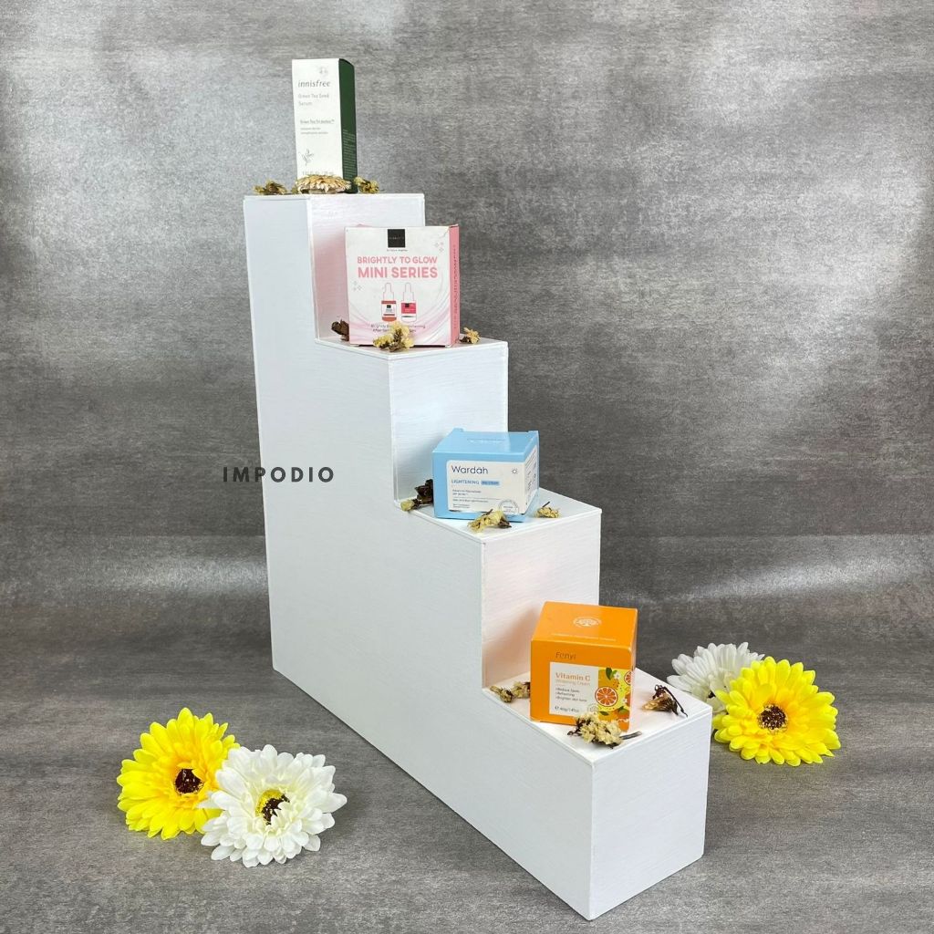 IMPODIO Tangga Podium Kayu Ukuran Jumbo - props foto / display barang