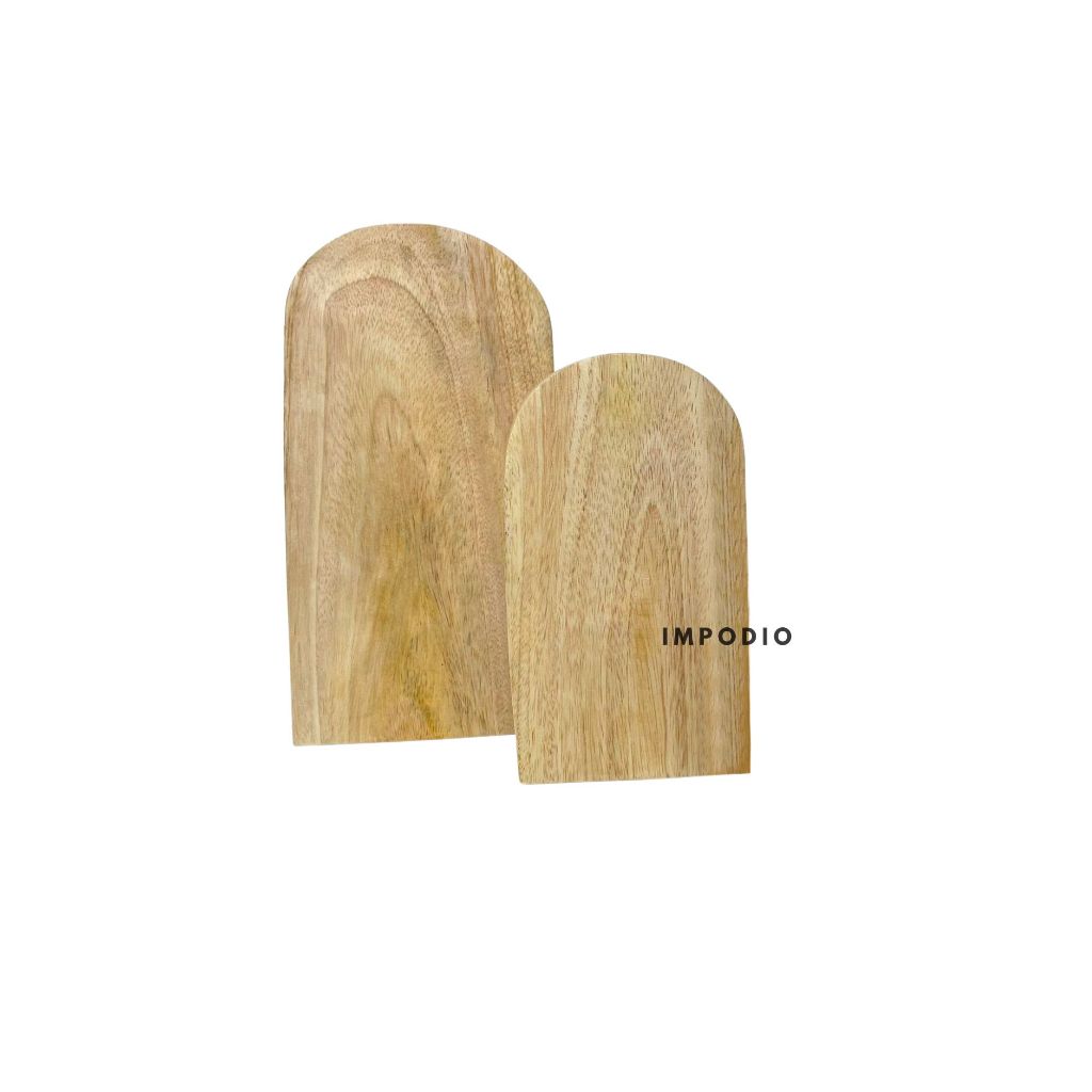 IMPODIO Arch Kayu solid Aesthetic 2 ukuran - Wooden Props Foto