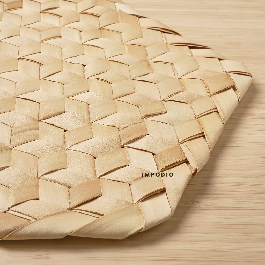 IMPODIO Placemat Alas Tatakan Piring Anyaman rotan plastik - halus dan rapih