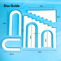 IMPODIO Geometry Set Tangga Kayu All in One - Properti Foto Produk - packaging