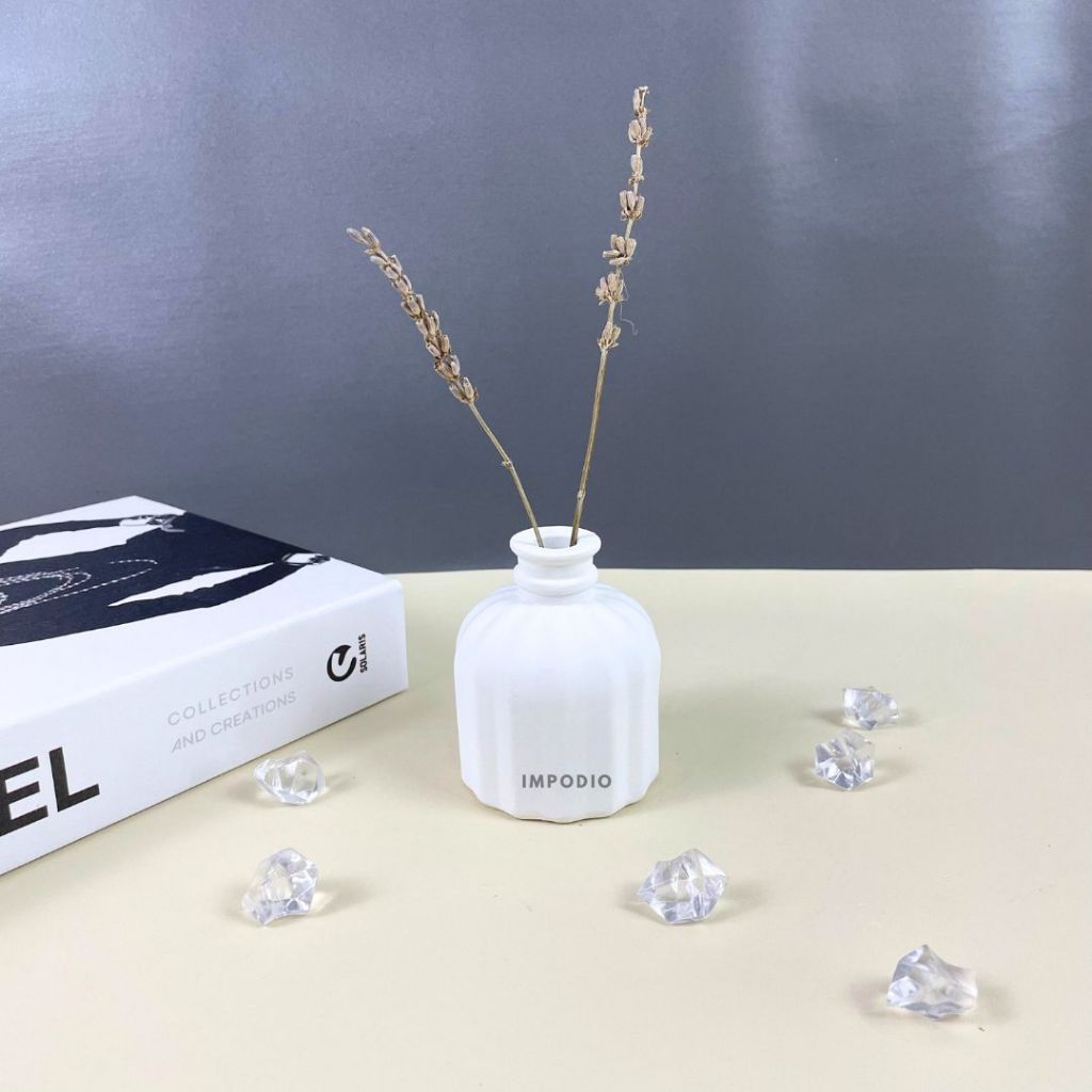 IMPODIO Mini Flower Vase Concrete Mini Nordic  Aesthetic berbagai variant-  Vas Bunga Dekorasi Meja Props Foto Produk