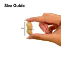 IMPODIO Kacang kulit palsu artificial – fake peanut dekorasi props - tampak samping