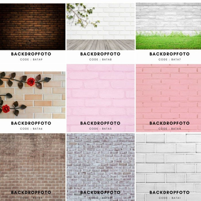 IMPODIO Background foto gulung anti air ukuran 68x100cm - tampak samping