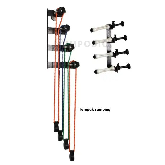 IMPODIO 4 Roller Hanging Expander Backdrop / Kerekan Rantai Background