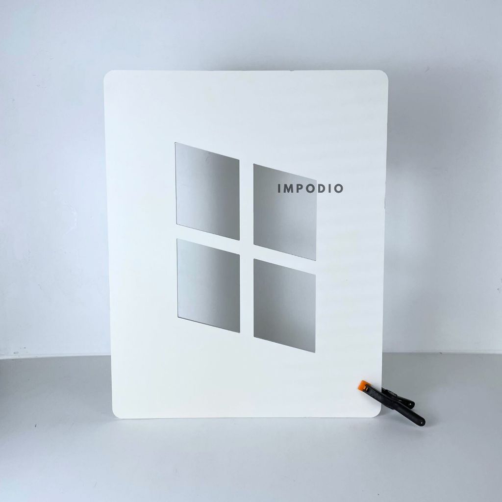 IMPODIO Papan Refleksi Shadow Photography Board - GOBO Light Props - background putih