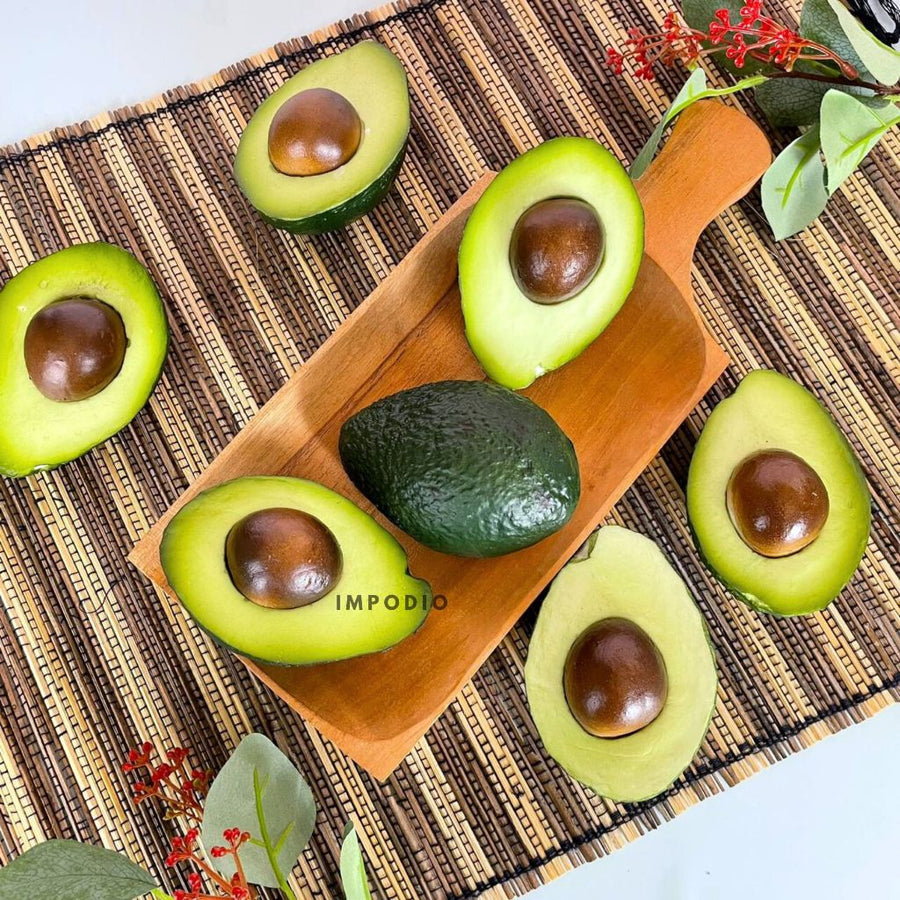 IMPODIO Avocado Artificial Dekorasi Properti Foto - Buah Alpukat Palsu