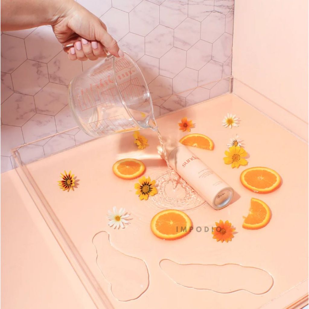 IMPODIO Water Tray Table-Photography Props Foto Air produk