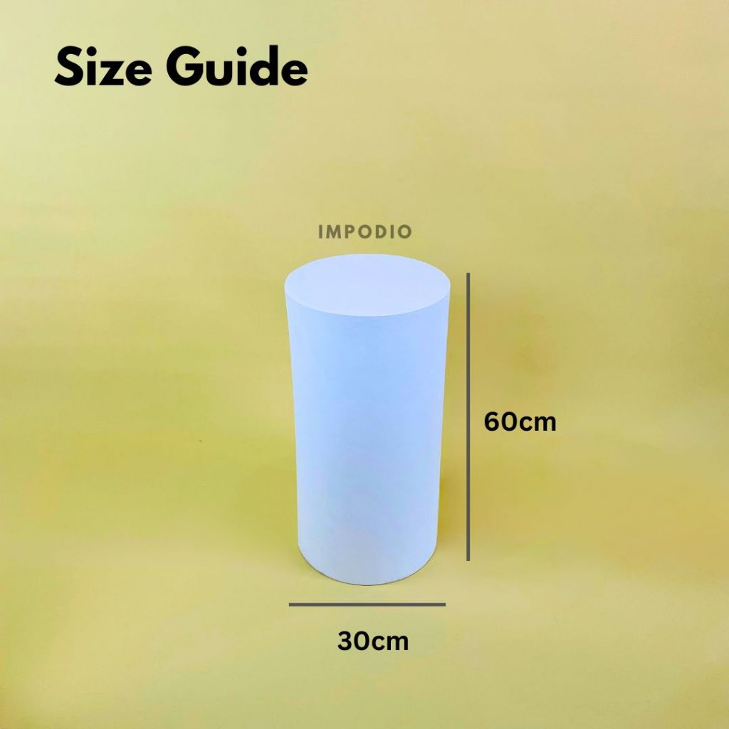 IMPODIO Round Podium Big Size - Display Produk Besar Props Foto