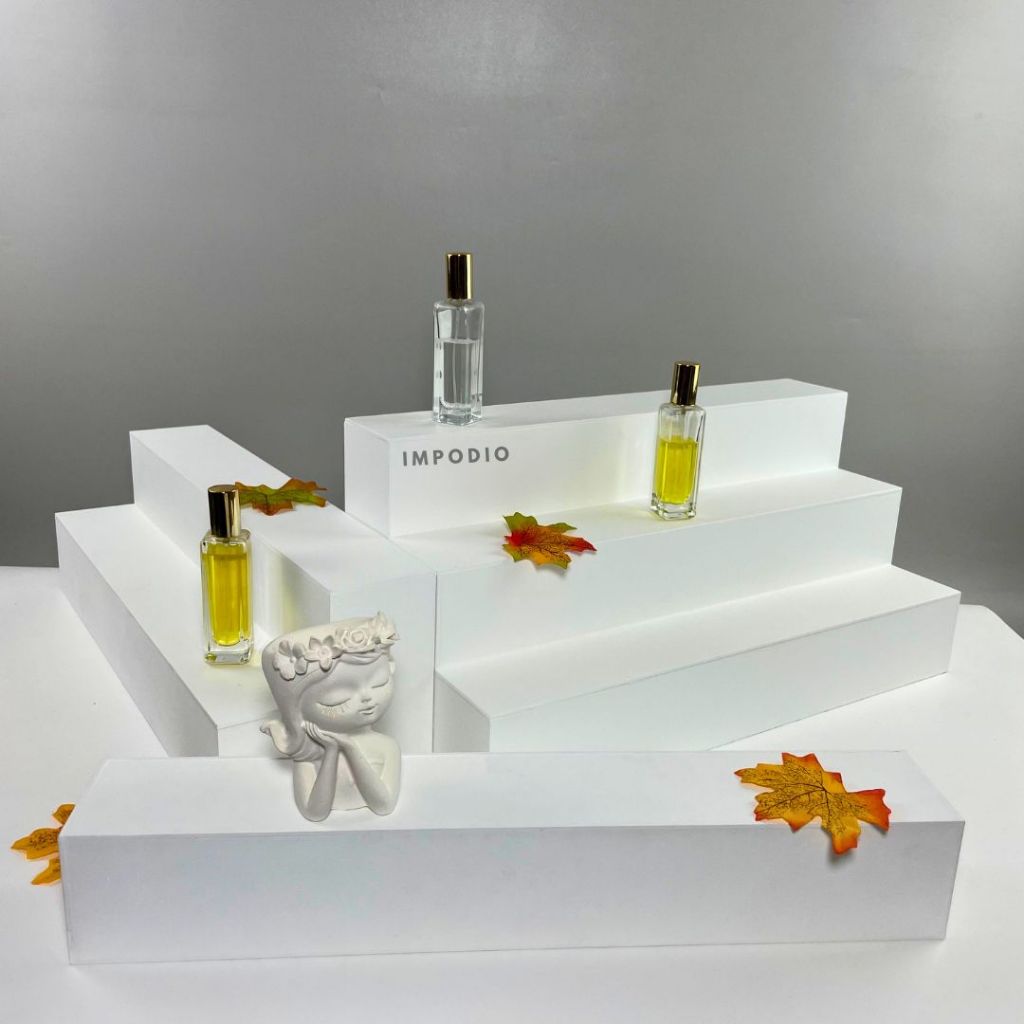 IMPODIO Tangga Podium Kayu Panjang 3 Ukuran - Display Produk Props Foto