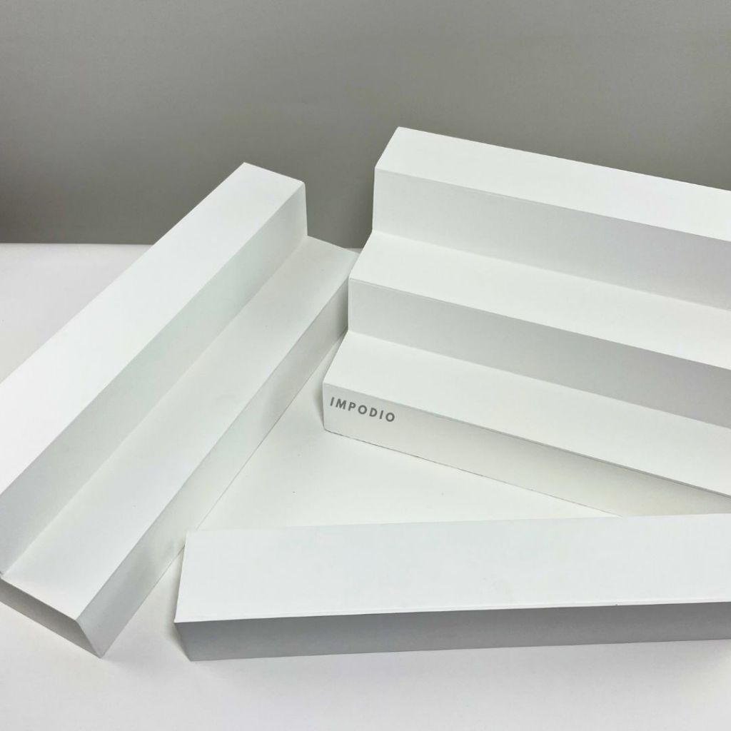 IMPODIO Tangga Podium Kayu Panjang 3 Ukuran - Display Produk Props Foto