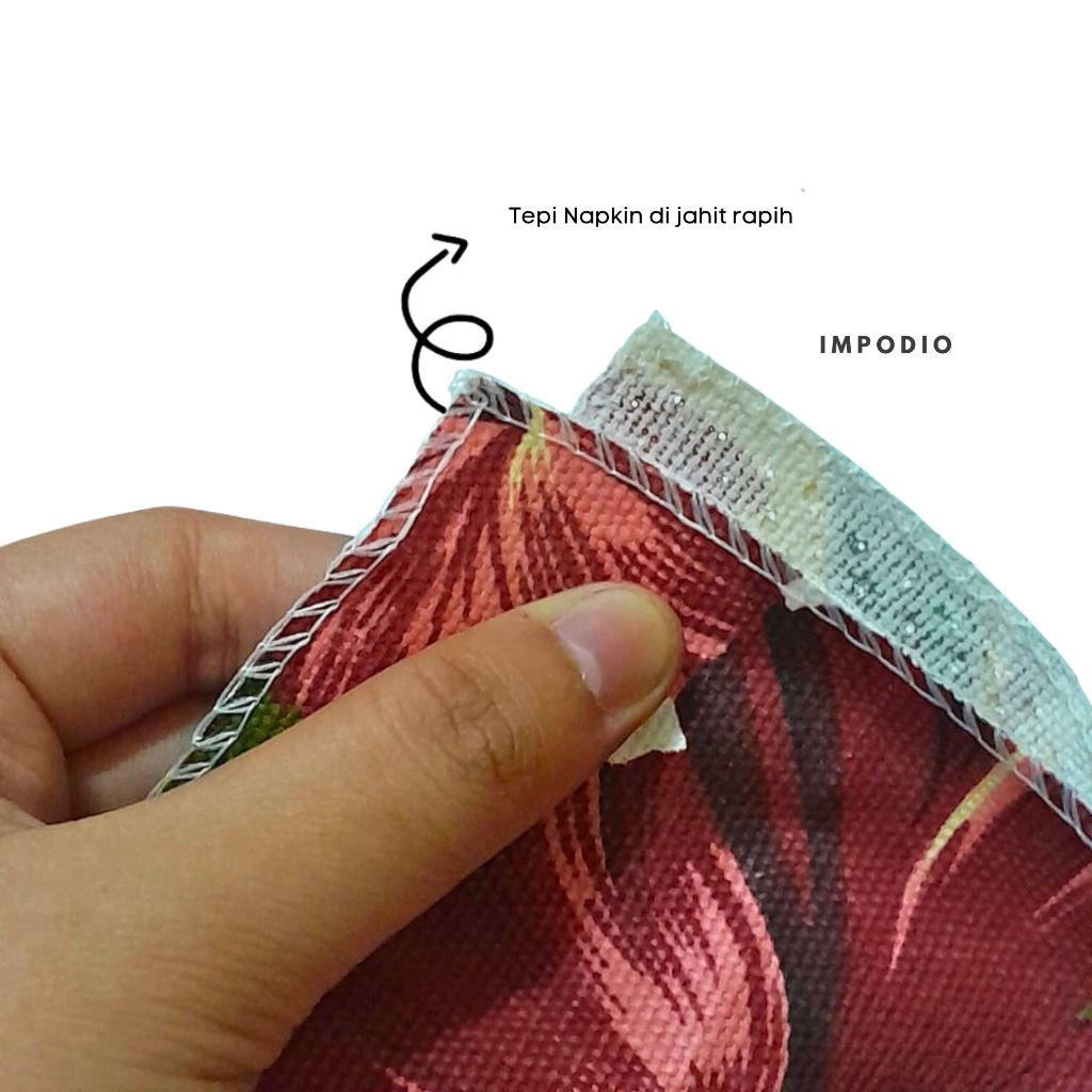 IMPODIO Tropical Napkin /kain kanvas props foto