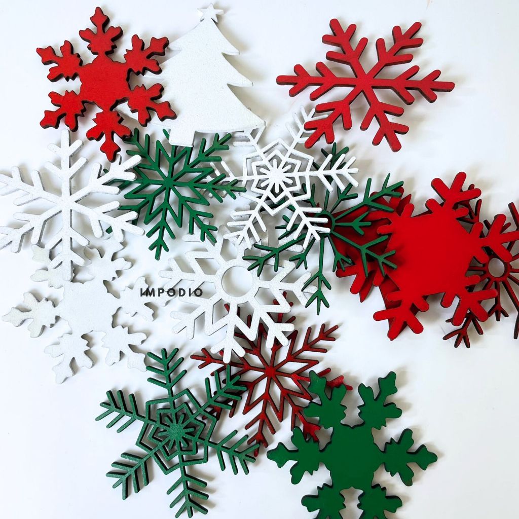 IMPODIO Ornamen natal Chrismas photo props