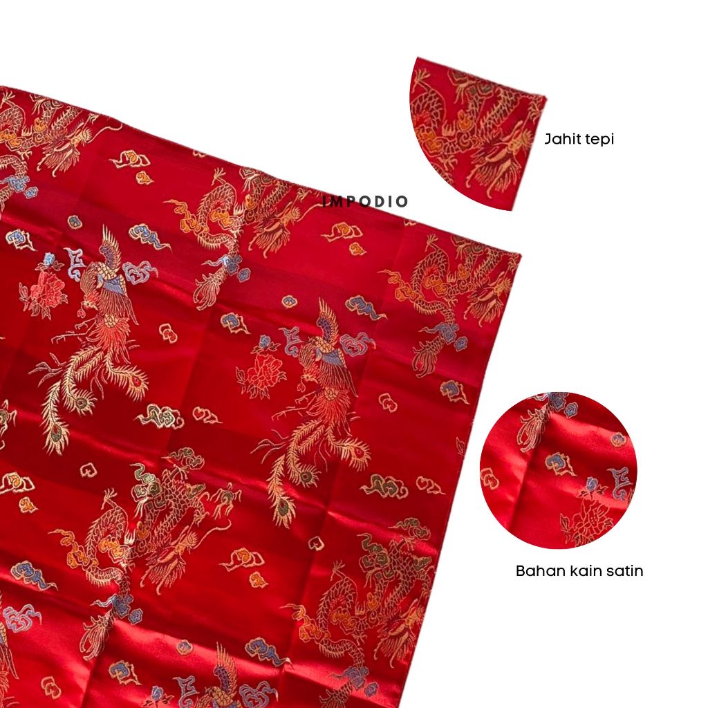 IMPODIO Napkin Chinese style imlek - props foto produk