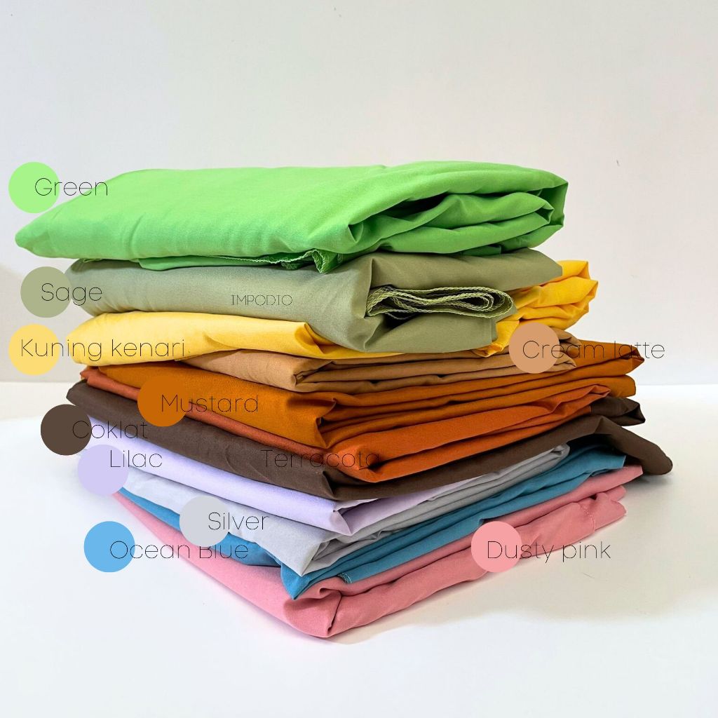 IMPODIO Kain background foto semua warna lengkap backdrop studio