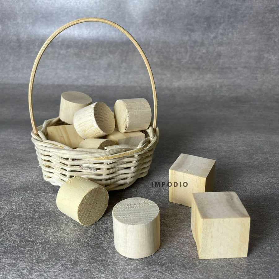 IMPODIO Kayu solid kotak dan bulat aksesoris photography impodio