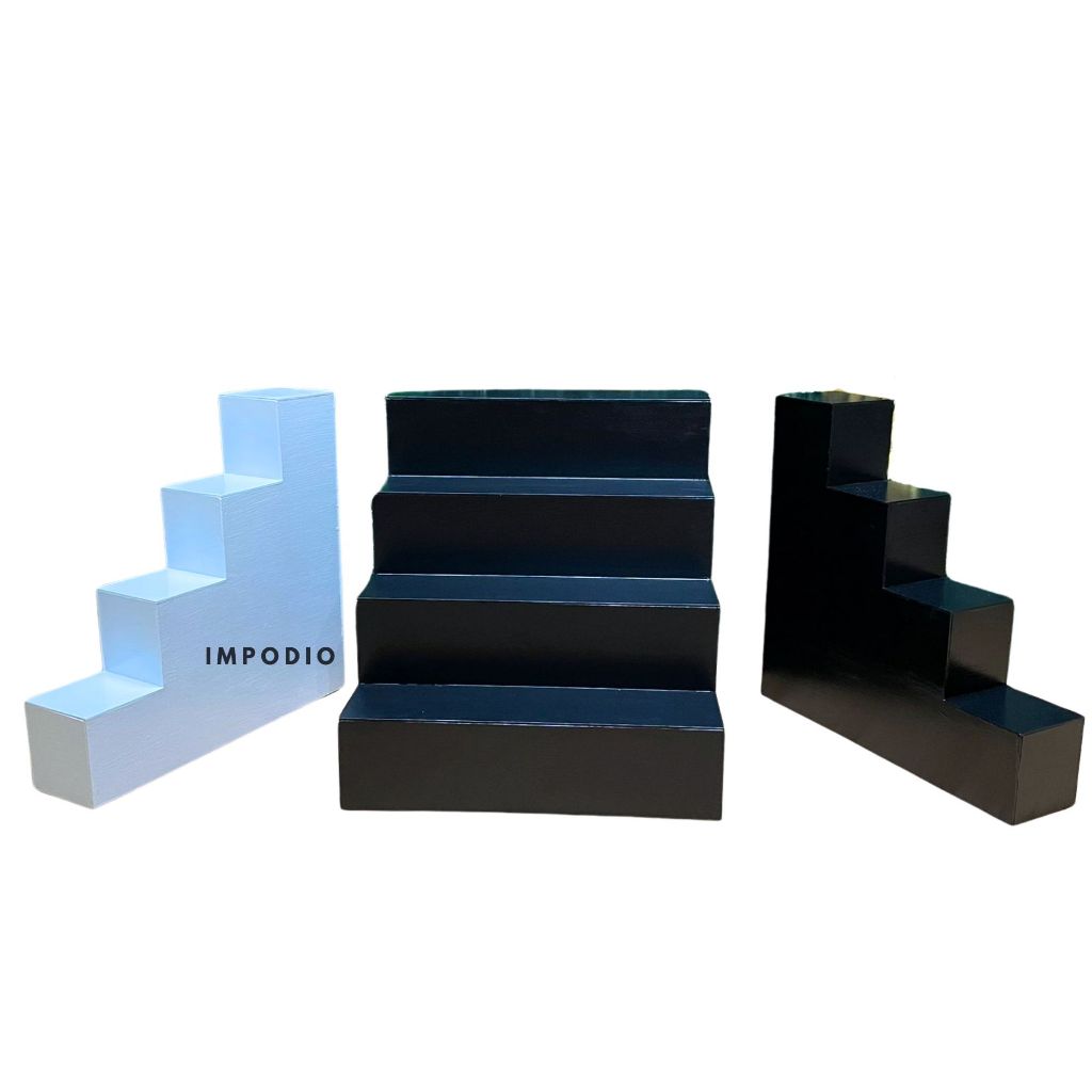 IMPODIO Tangga Podium Kayu Ukuran Jumbo - props foto / display barang