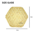 IMPODIO Placemat Alas Tatakan Piring Anyaman rotan plastik - packaging