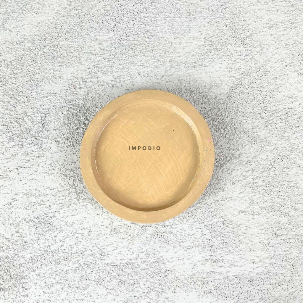 IMPODIO Coaster Tatakan Gelas - tatakan gelas kayu warna warni colorful