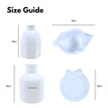 IMPODIO Mini Flower Vase Concrete Mini Nordic Aesthetic berbagai - close up