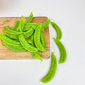 IMPODIO Kacang Kapri Palsu Artificial – Fake Peas Properti Foto Produk - dalam penggunaan
