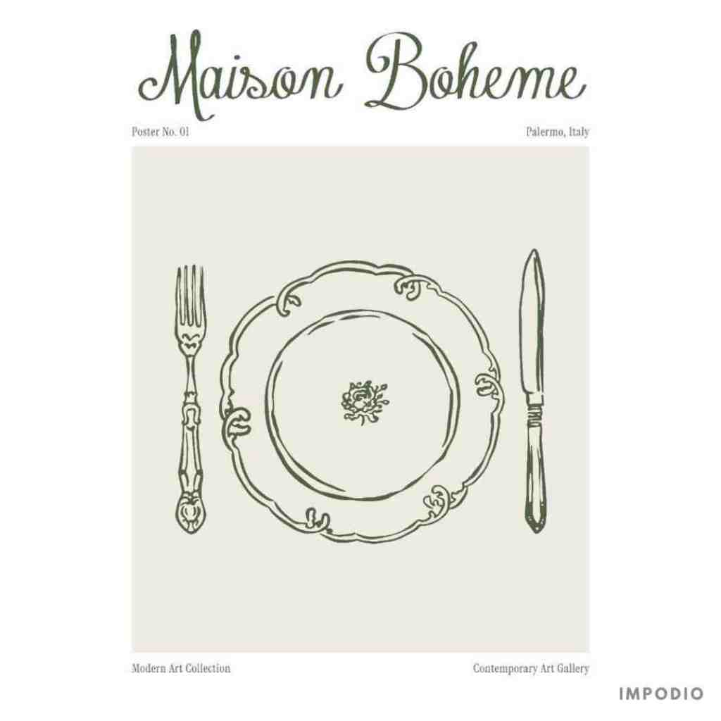 IMPODIO Cover Majalah Vintage Style Aesthetic Bahan Kanvas - foto 15