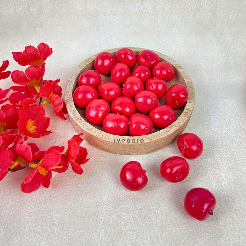 IMPODIO Buah Buahan Mini Palsu Satuan / Fake Artificial Fruits - Dekorasi Props Foto