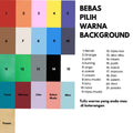IMPODIO Background foto warna polos terbaik Ukuran 43x65cm - background putih