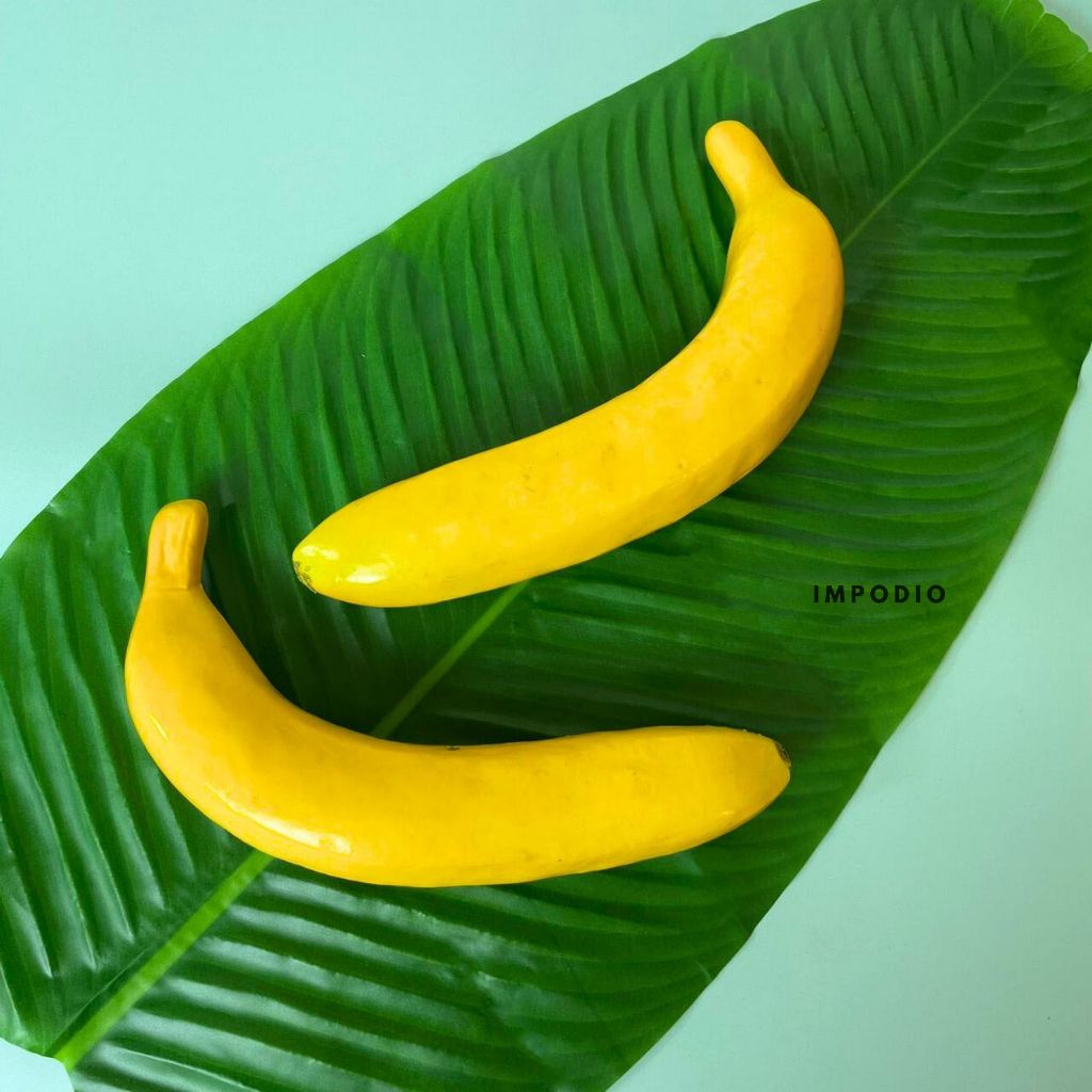 IMPODIO Daun Pisang Palsu / Banana Leaf Artifical  / Properti konten foto props