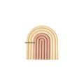 IMPODIO Tatakan Gelas Piring Rainbow Coaster Silicone - background putih