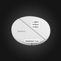 IMPODIO Set 3pcs Round Geometry Photo Props - podium leveling - close up