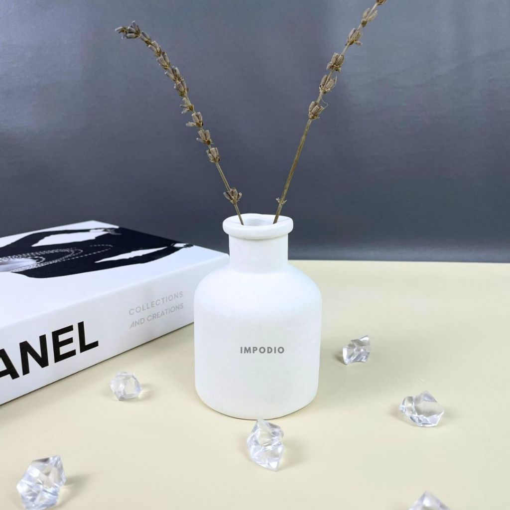 IMPODIO Mini Flower Vase Concrete Mini Nordic  Aesthetic berbagai variant-  Vas Bunga Dekorasi Meja Props Foto Produk