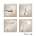 IMPODIO Flexible Lamp Holder E27 – Fitting Lampu - dalam penggunaan