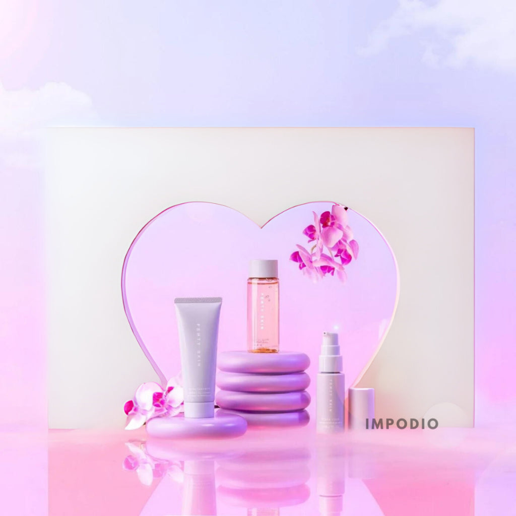 IMPODIO Geometry Love - Props Properti Foto - wall window panel - Display produk jendela background photo