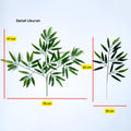IMPODIO Artificial Leaf Bamboo - Dekorasi tanaman atau props foto - close up