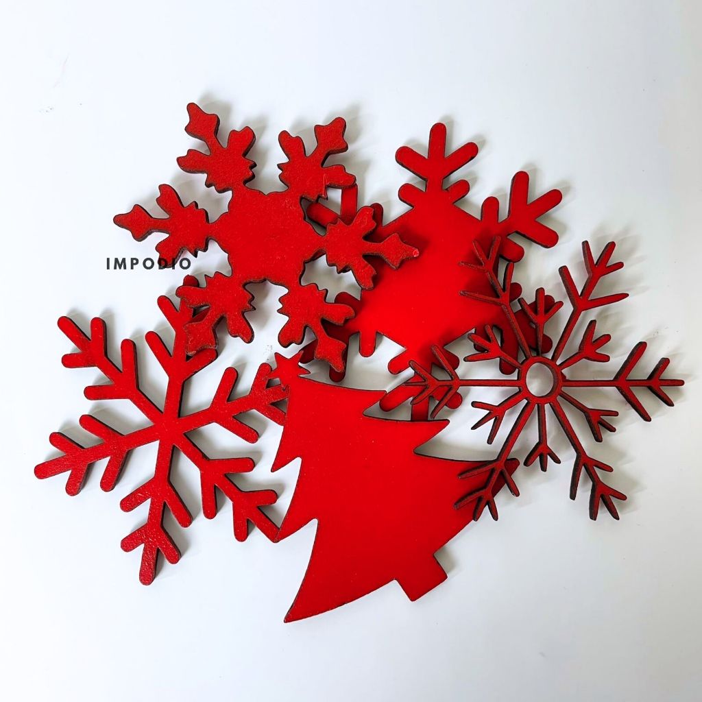 IMPODIO Ornamen natal Chrismas photo props