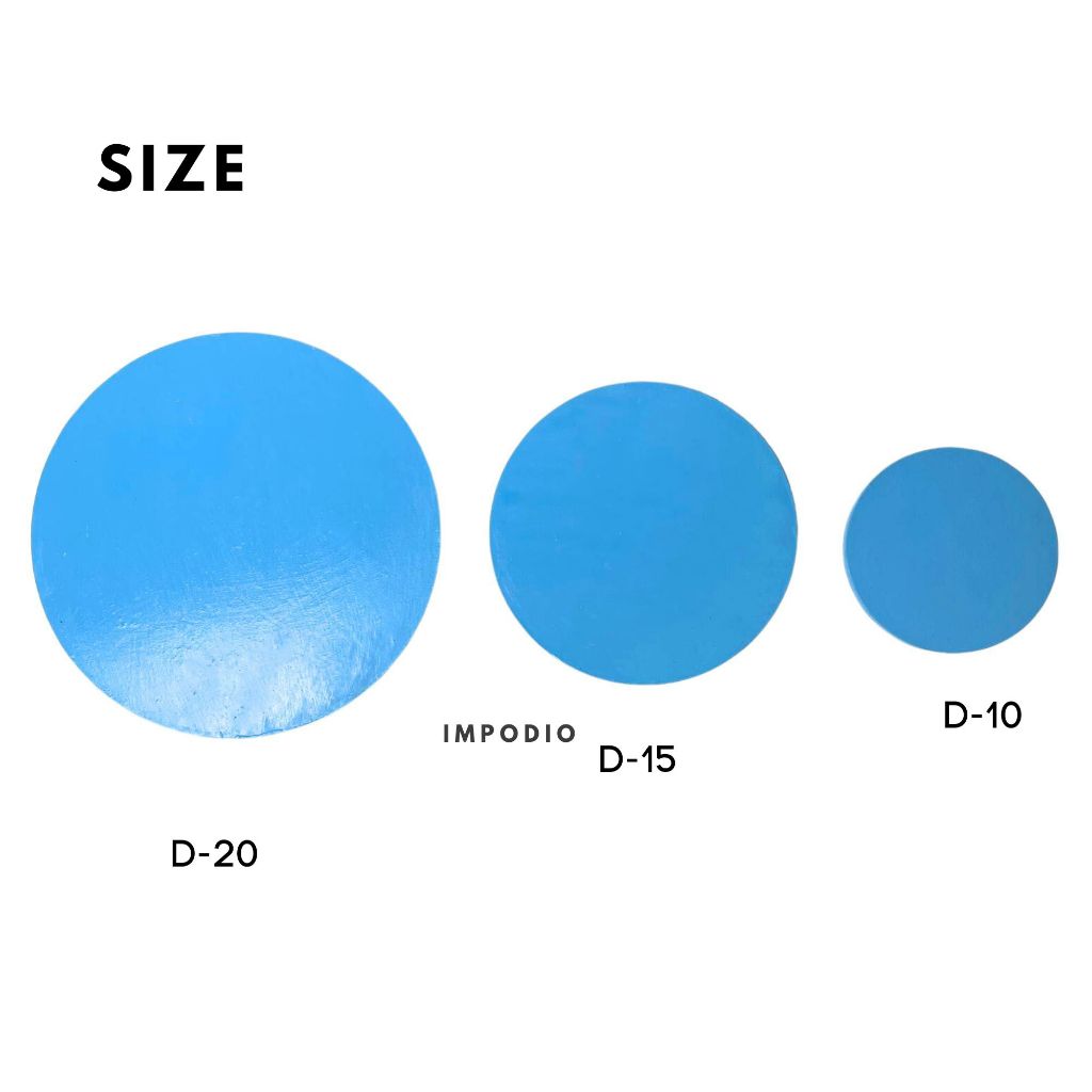 Kayu bentuk bulat beragam ukuran - Colorfull geometri lingkaran - Props foto / decoration