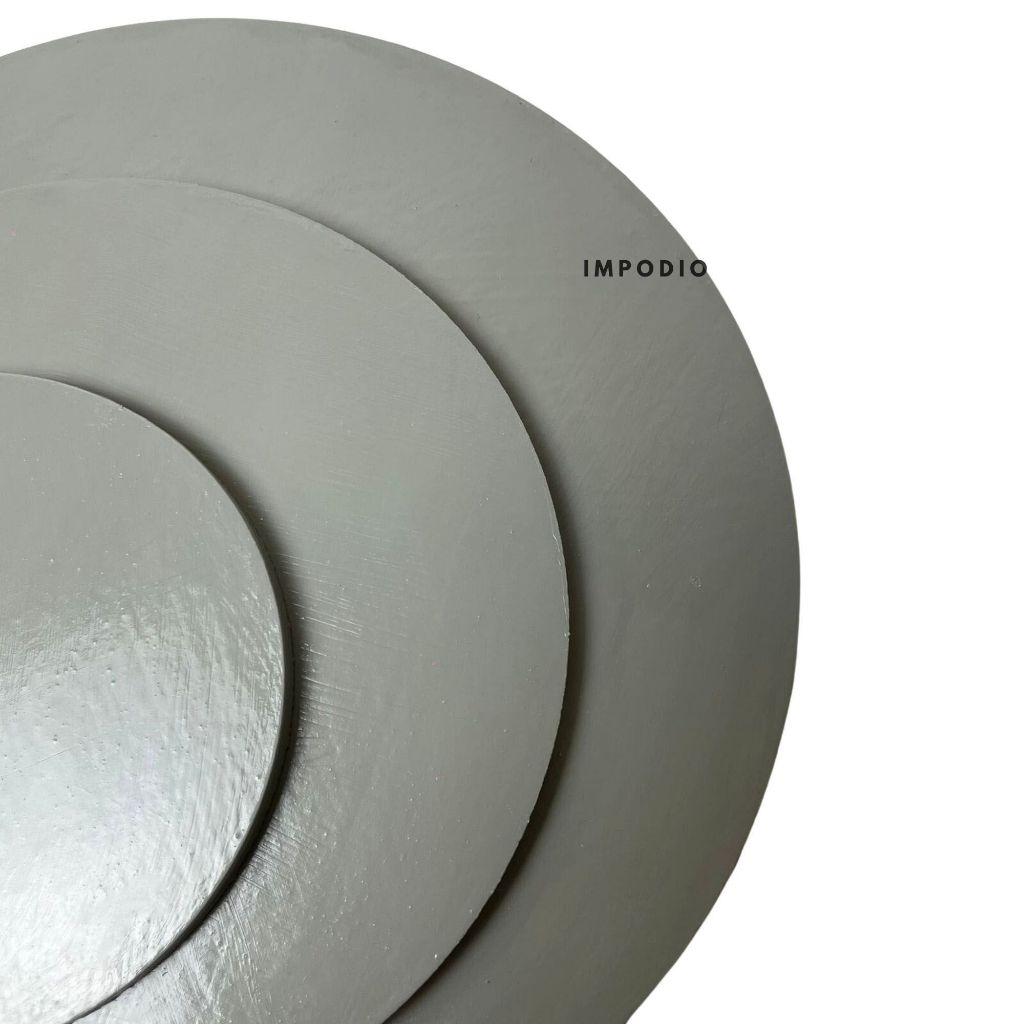 Kayu bentuk bulat beragam ukuran - Colorfull geometri lingkaran - Props foto / decoration