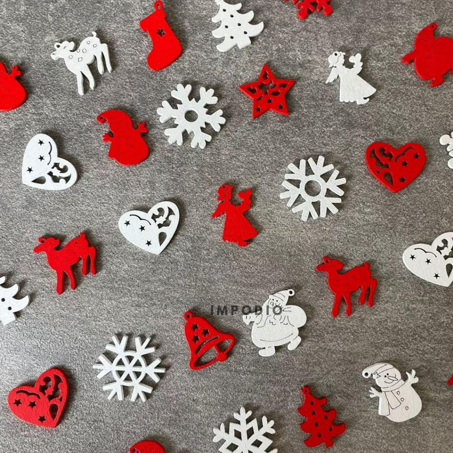 IMPODIO Aksesoris Natal Es Salju – Ice Flakes hiasan - Props photo