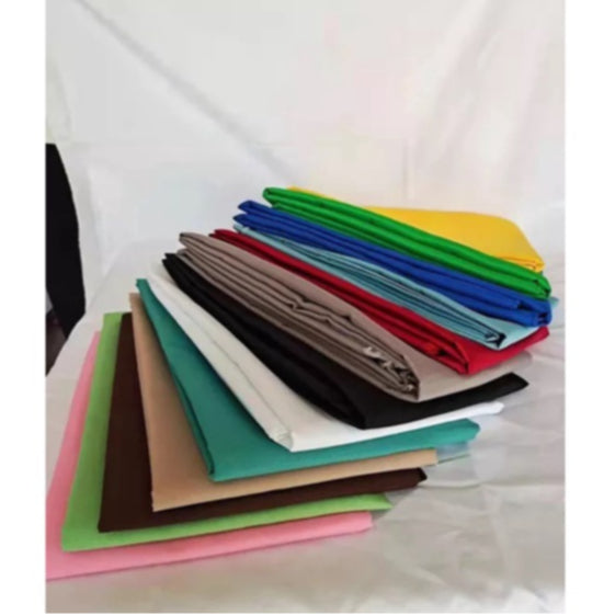 IMPODIO Kain Background warna polos lebar ukuran 2.4m - per meter