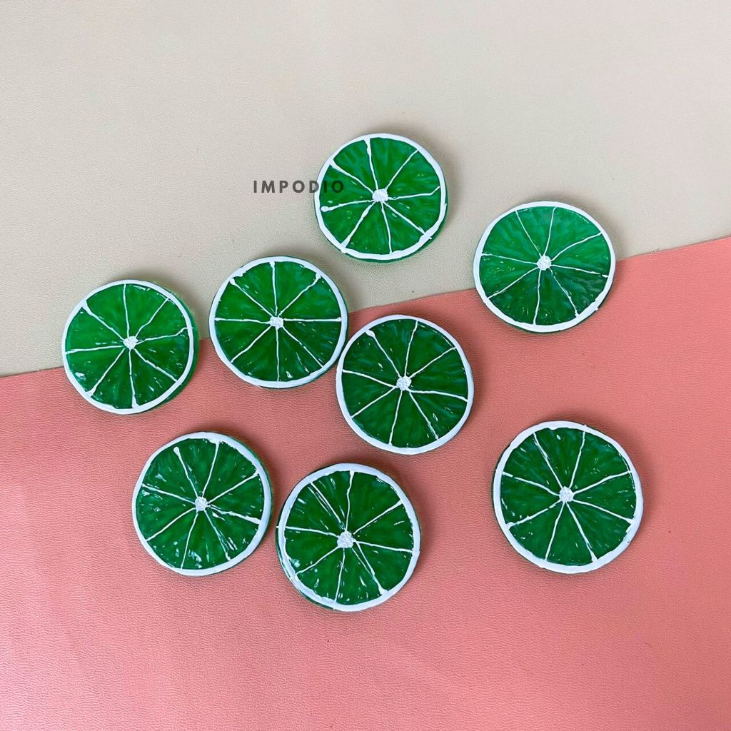 Buah Slice IMPODIO Apel Semangka dan Lemon Artificial - Buah Palsu