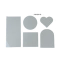 IMPODIO Set Acrylic 5 Shape Warna Warni - Dekorasi Foto Produk - foto 10