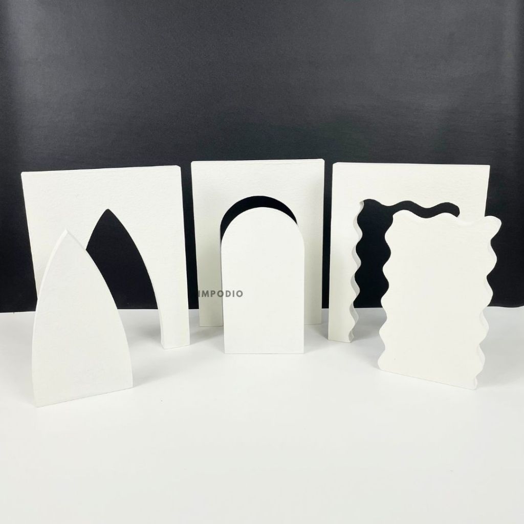 IMPODIO Window Geometry Kayu  Set- Props Foto Produk Aesthetic