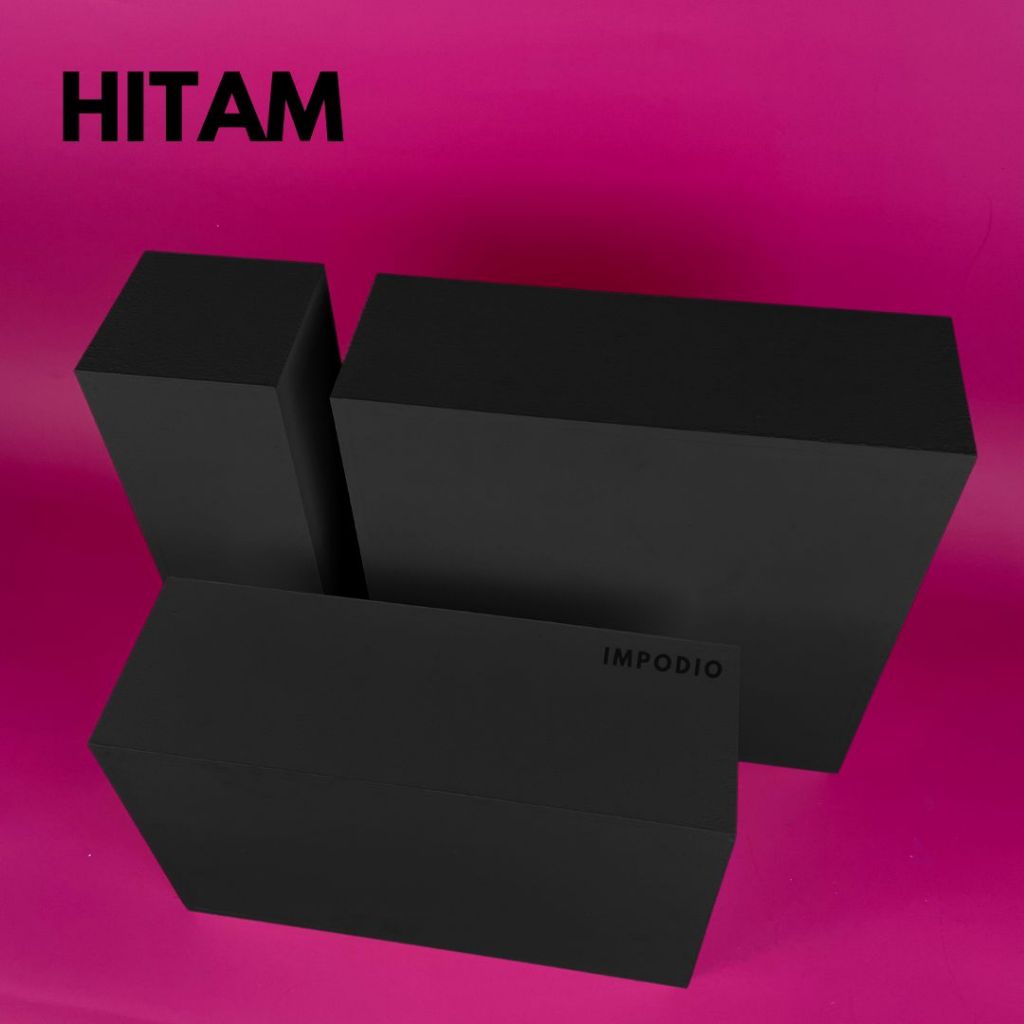 IMPODIO Set Podium Balok Kayu 3pcs - Display Produk Props Foto