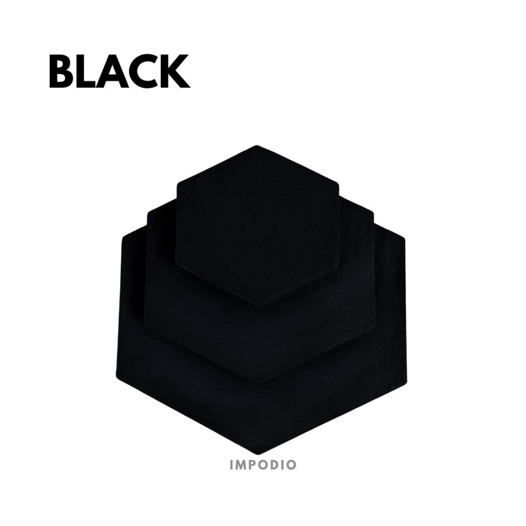 IMPODIO Podium Stage Kayu 3 Tingkat Display Produk Miniatur - Dekorasi Props Foto Produk