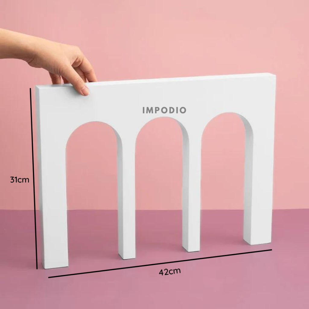 IMPODIO Geometry Display produk - Props Properti Foto - wall window panel - jendela background photo