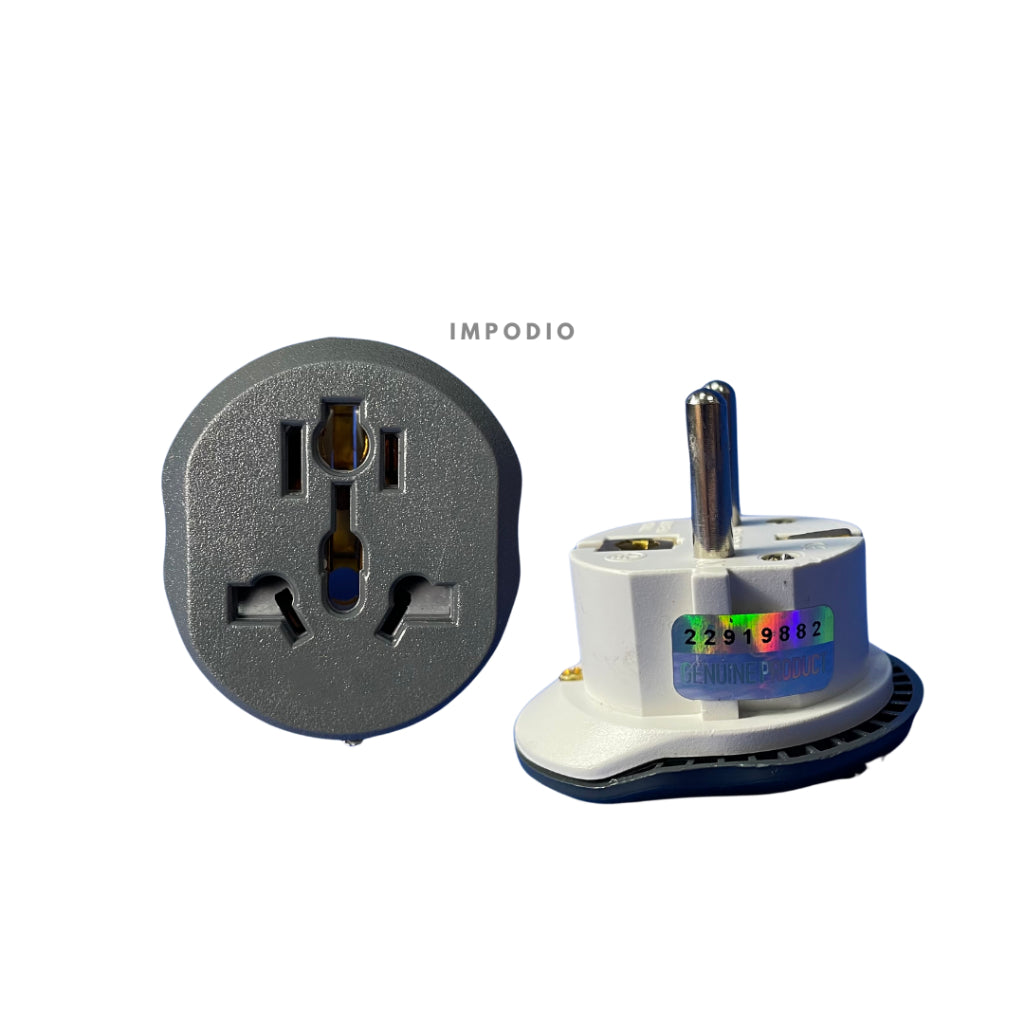 IMPODIO Colokan universal adapter listrik US UK AU to EU plug